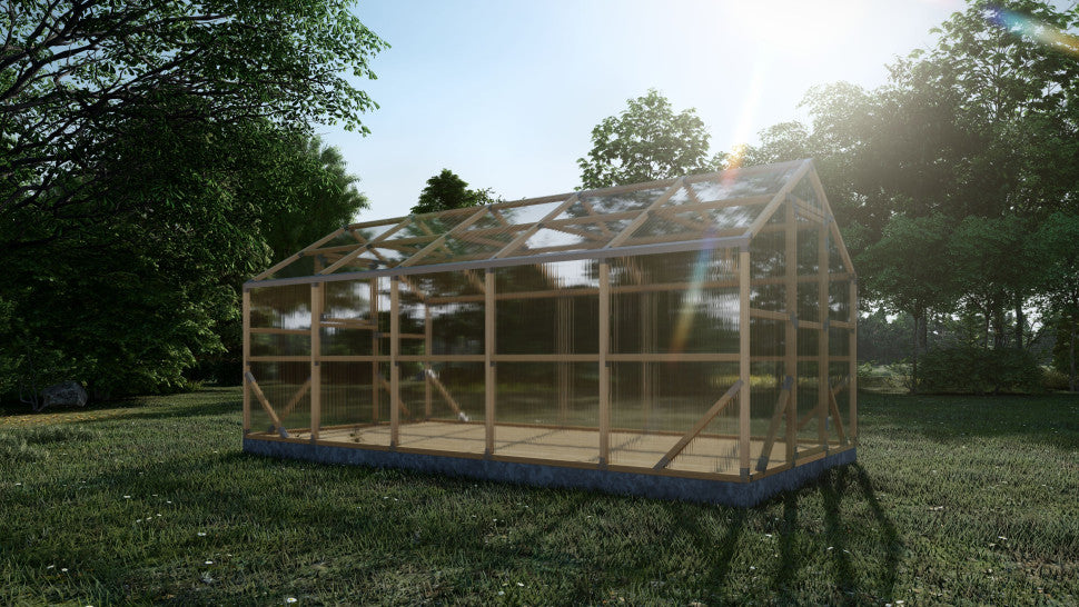 “Wooden Greenhouse“ 2,6m X 2m