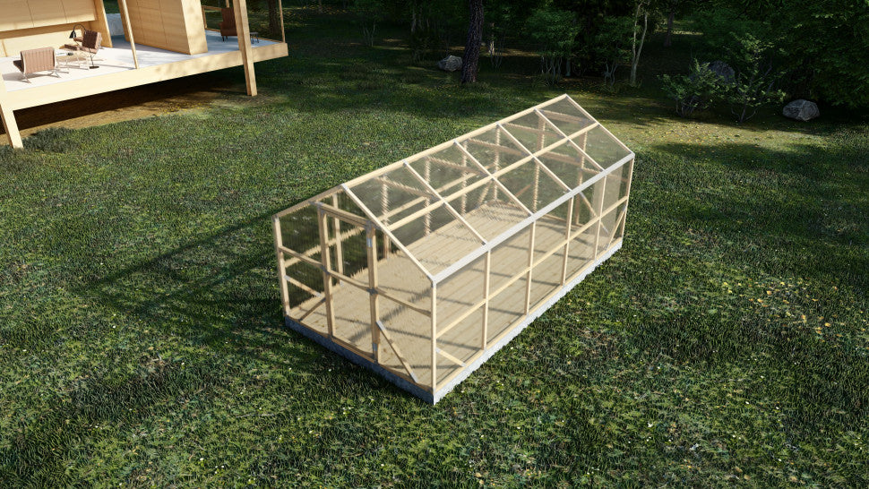 “Wooden Greenhouse“ 2,6m X 2m