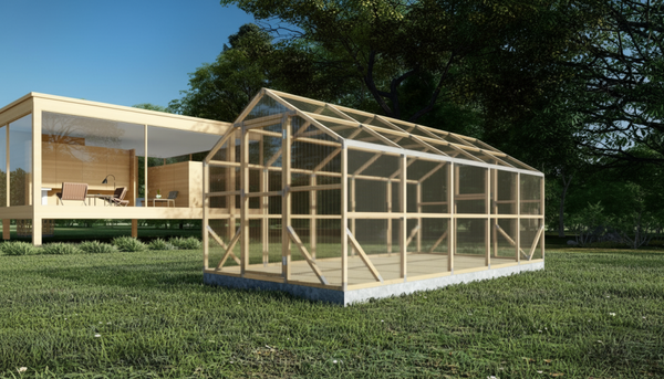 “Wooden Greenhouse“ 2,6m X 2m