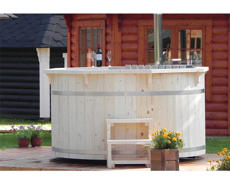 Ø 2.2M Hot tub from a quality spruce (8-10 person)